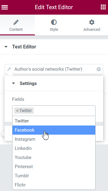 ASN Selecting tag