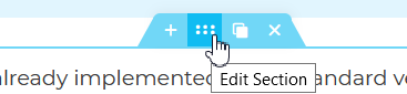 Elementor attributes edit section