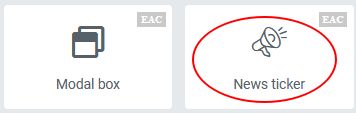 News Ticker icon