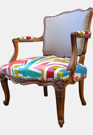 Fauteuil cabriolet ciré