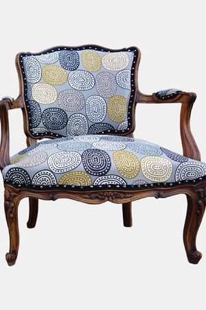 Fauteuil cabriolet ethnique