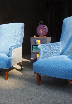 Paire de fauteuils Anglais